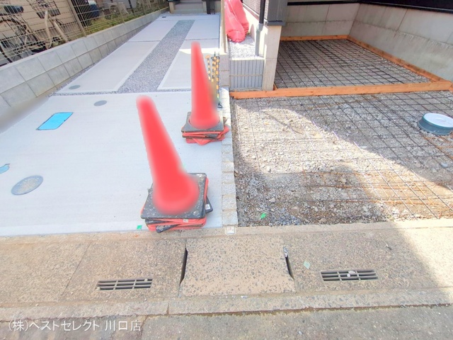 埼玉県川口市前川町４丁目の新築戸建て外構写真 2025年10月2日撮影