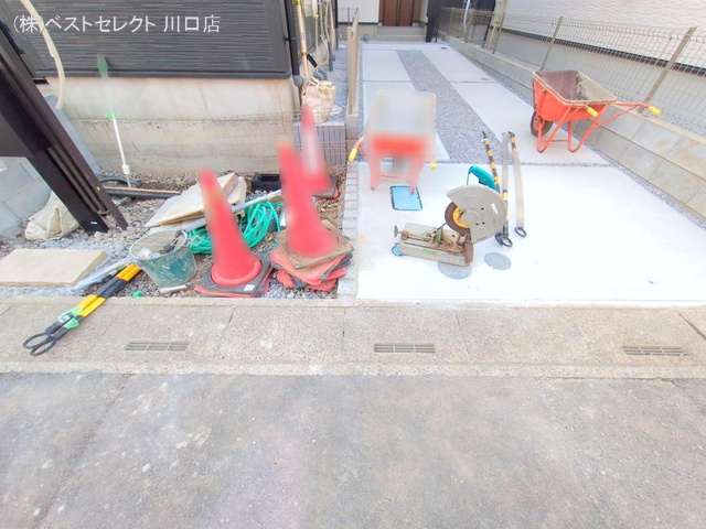 埼玉県川口市前川町４丁目の新築戸建て外構写真 2025年10月2日撮影