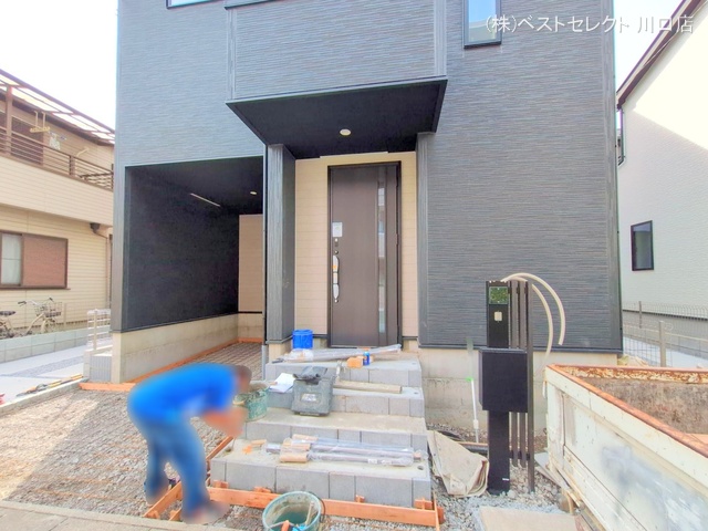 埼玉県川口市前川町４丁目の新築戸建て外構写真 2025年10月2日撮影