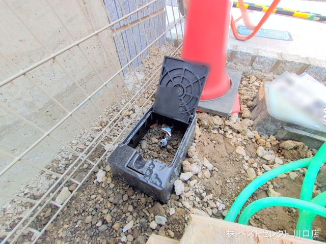 埼玉県川口市前川町４丁目の新築戸建て外構写真 2025年10月2日撮影