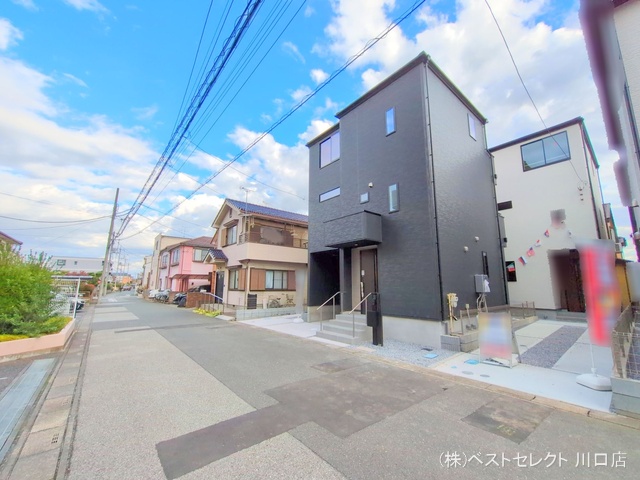 埼玉県川口市前川町４丁目の新築戸建て完成写真 2025年10月26日撮影