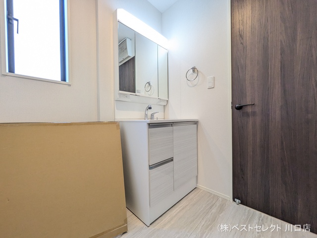 埼玉県川口市前川町４丁目の新築戸建て洗面所写真 2025年12月21日撮影