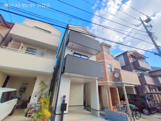 埼玉県川口市芝下3丁目の新築戸建て完成写真 2025年4月14日撮影