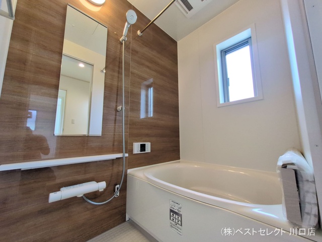 埼玉県川口市南鳩ヶ谷1丁目の新築戸建てお風呂写真 2025年9月18日撮影