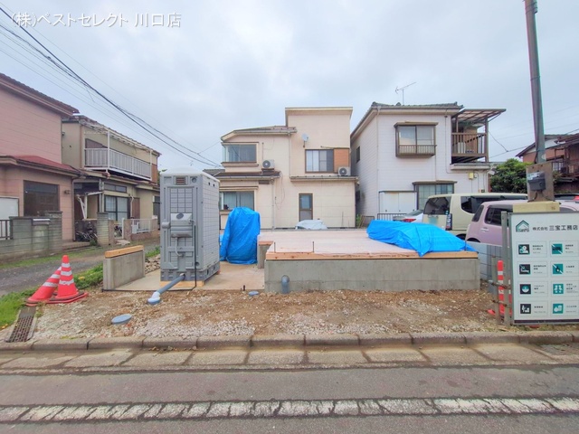 埼玉県川口市南鳩ヶ谷1丁目の新築戸建て基礎写真 2025年4月22日撮影