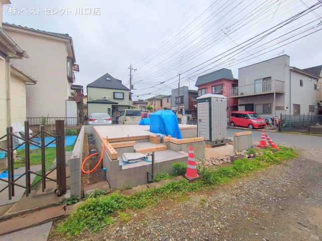 埼玉県川口市南鳩ヶ谷1丁目の新築戸建て基礎写真 2025年4月22日撮影