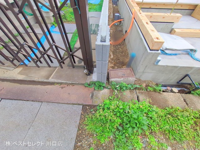 埼玉県川口市南鳩ヶ谷1丁目の新築戸建て基礎写真 2025年4月22日撮影