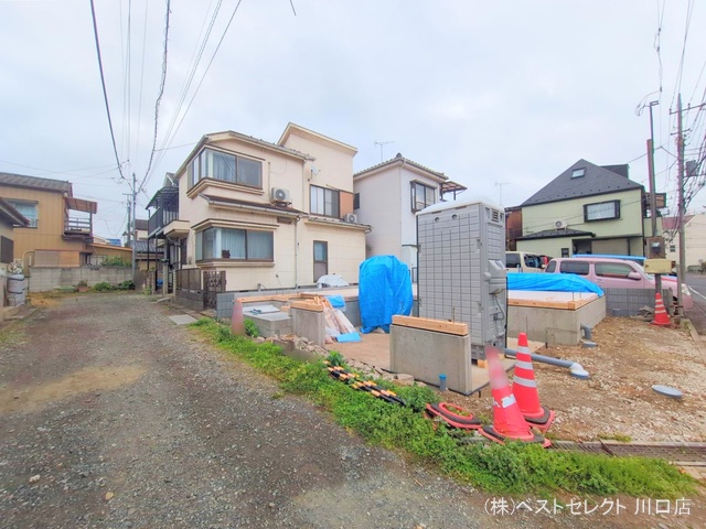 埼玉県川口市南鳩ヶ谷1丁目の新築戸建て基礎写真 2025年4月22日撮影