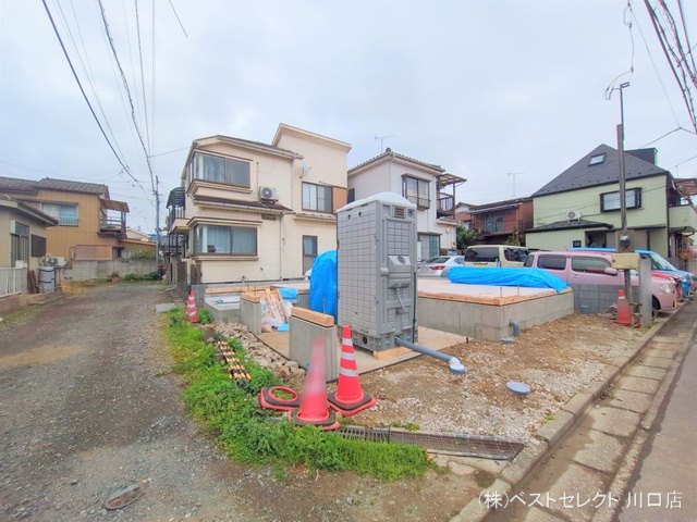 埼玉県川口市南鳩ヶ谷1丁目の新築戸建て基礎写真 2025年4月22日撮影