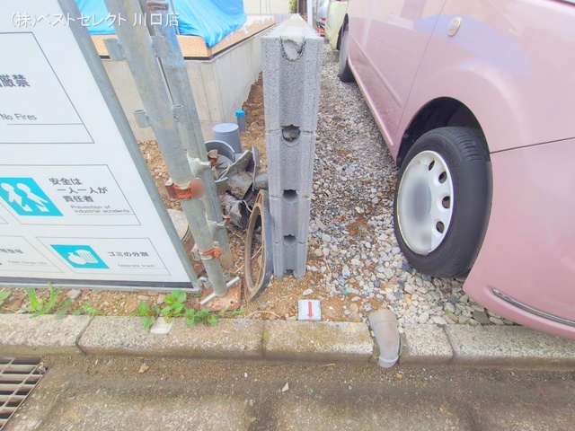 埼玉県川口市南鳩ヶ谷1丁目の新築戸建て基礎写真 2025年4月22日撮影