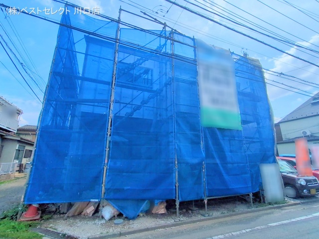 埼玉県川口市南鳩ヶ谷1丁目の新築戸建てシート写真 2025年5月14日撮影