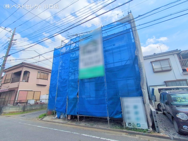 埼玉県川口市南鳩ヶ谷1丁目の新築戸建てシート写真 2025年5月14日撮影