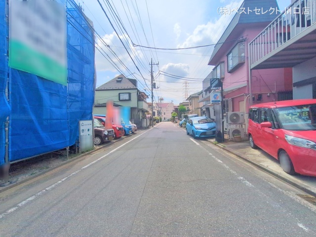埼玉県川口市南鳩ヶ谷1丁目の新築戸建てシート写真 2025年5月14日撮影