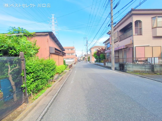 埼玉県川口市南鳩ヶ谷1丁目の新築戸建てシート写真 2025年6月15日撮影