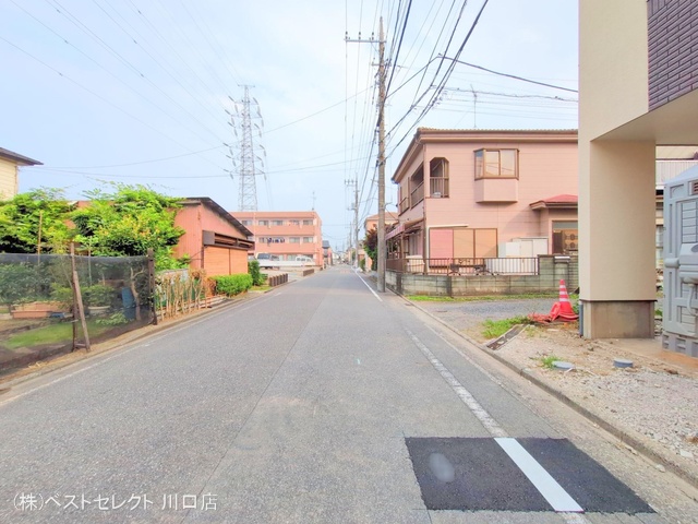埼玉県川口市南鳩ヶ谷1丁目の新築戸建て外構写真 2025年7月6日撮影
