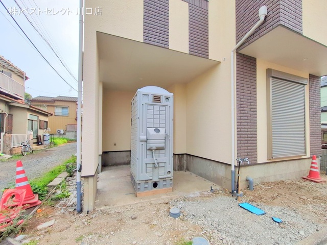 埼玉県川口市南鳩ヶ谷1丁目の新築戸建て外構写真 2025年7月6日撮影