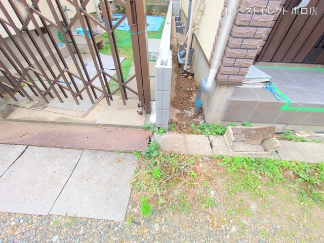 埼玉県川口市南鳩ヶ谷1丁目の新築戸建て外構写真 2025年7月6日撮影