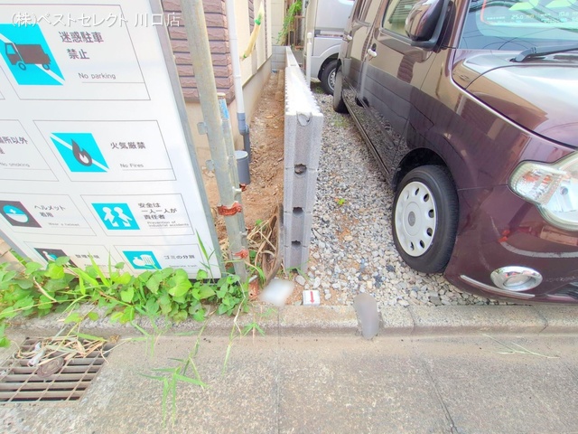 埼玉県川口市南鳩ヶ谷1丁目の新築戸建て外構写真 2025年7月6日撮影