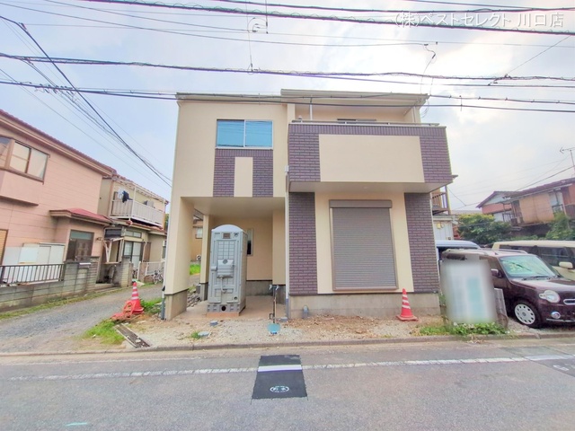 埼玉県川口市南鳩ヶ谷1丁目の新築戸建て外構写真 2025年7月6日撮影