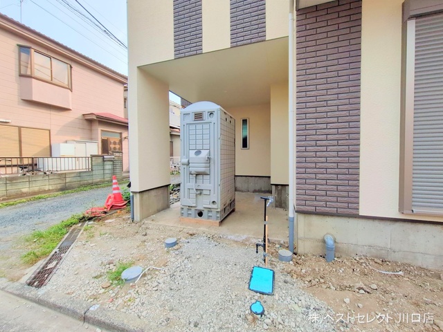 埼玉県川口市南鳩ヶ谷1丁目の新築戸建て外構写真 2025年7月6日撮影