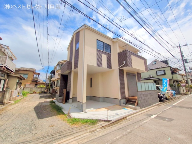 埼玉県川口市南鳩ヶ谷1丁目の新築戸建て完成写真 2025年7月31日撮影