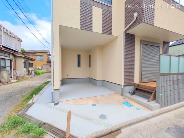 埼玉県川口市南鳩ヶ谷1丁目の新築戸建て完成写真 2025年7月31日撮影