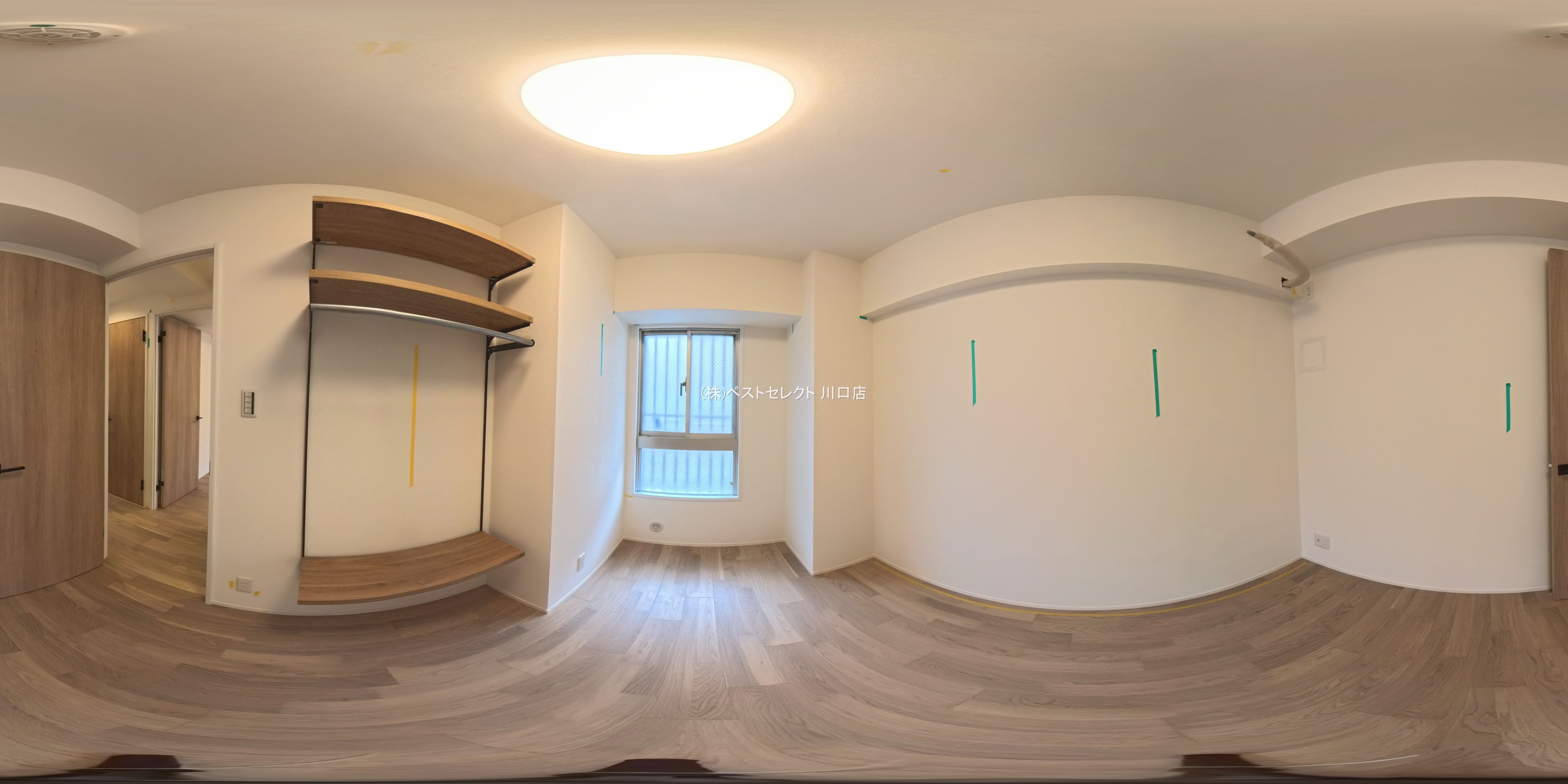 埼玉県川口市金山町のマンション『コスモ川口サンスクエア』パノラマ（居室サブ）写真 2025年7月31日撮影