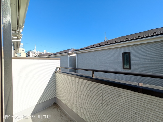 埼玉県蕨市南町３丁目の新築戸建てバルコニー写真 2026年1月22日撮影