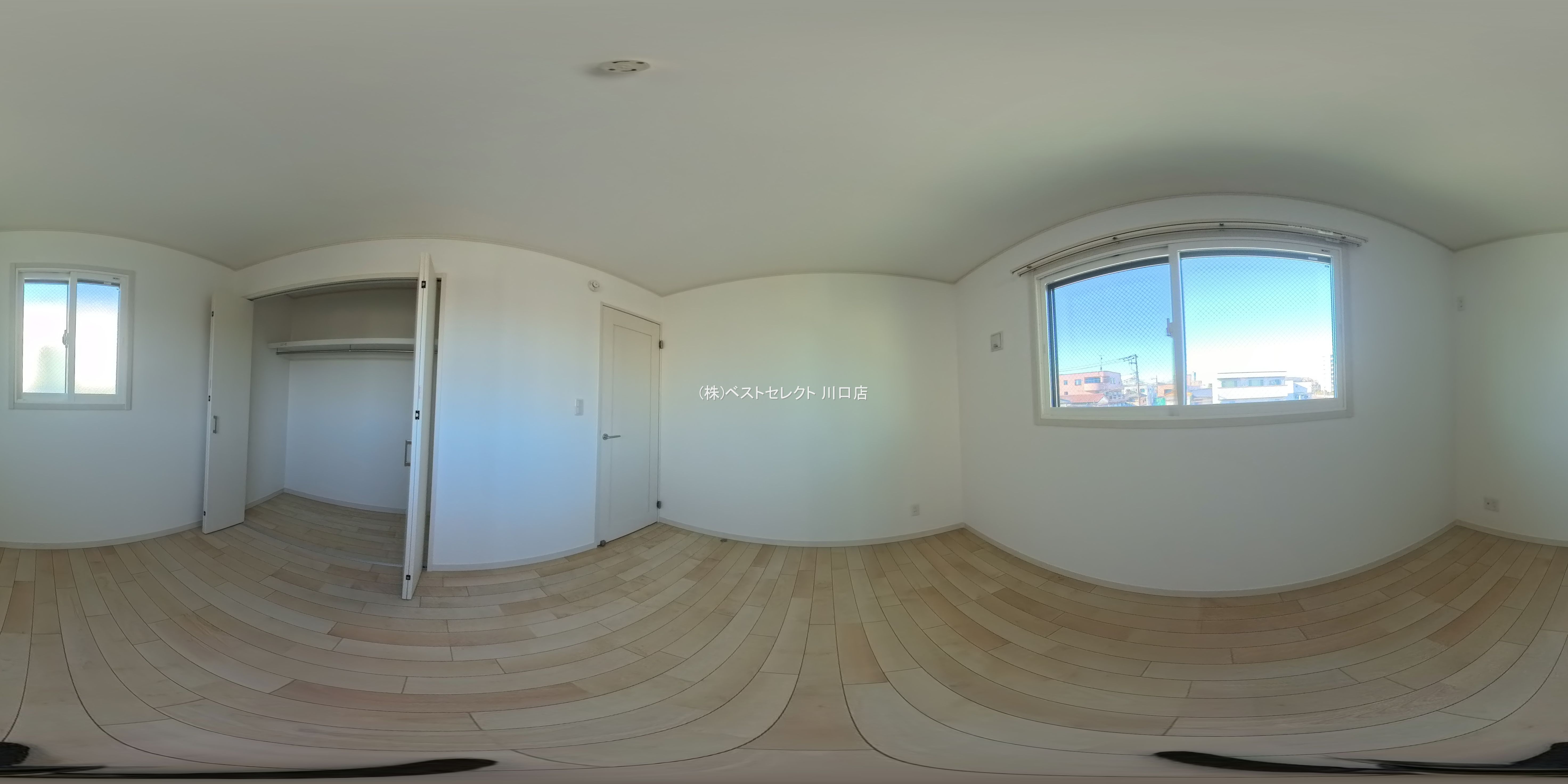 埼玉県蕨市南町３丁目の新築戸建てパノラマ（居室サブ）写真 2026年1月22日撮影