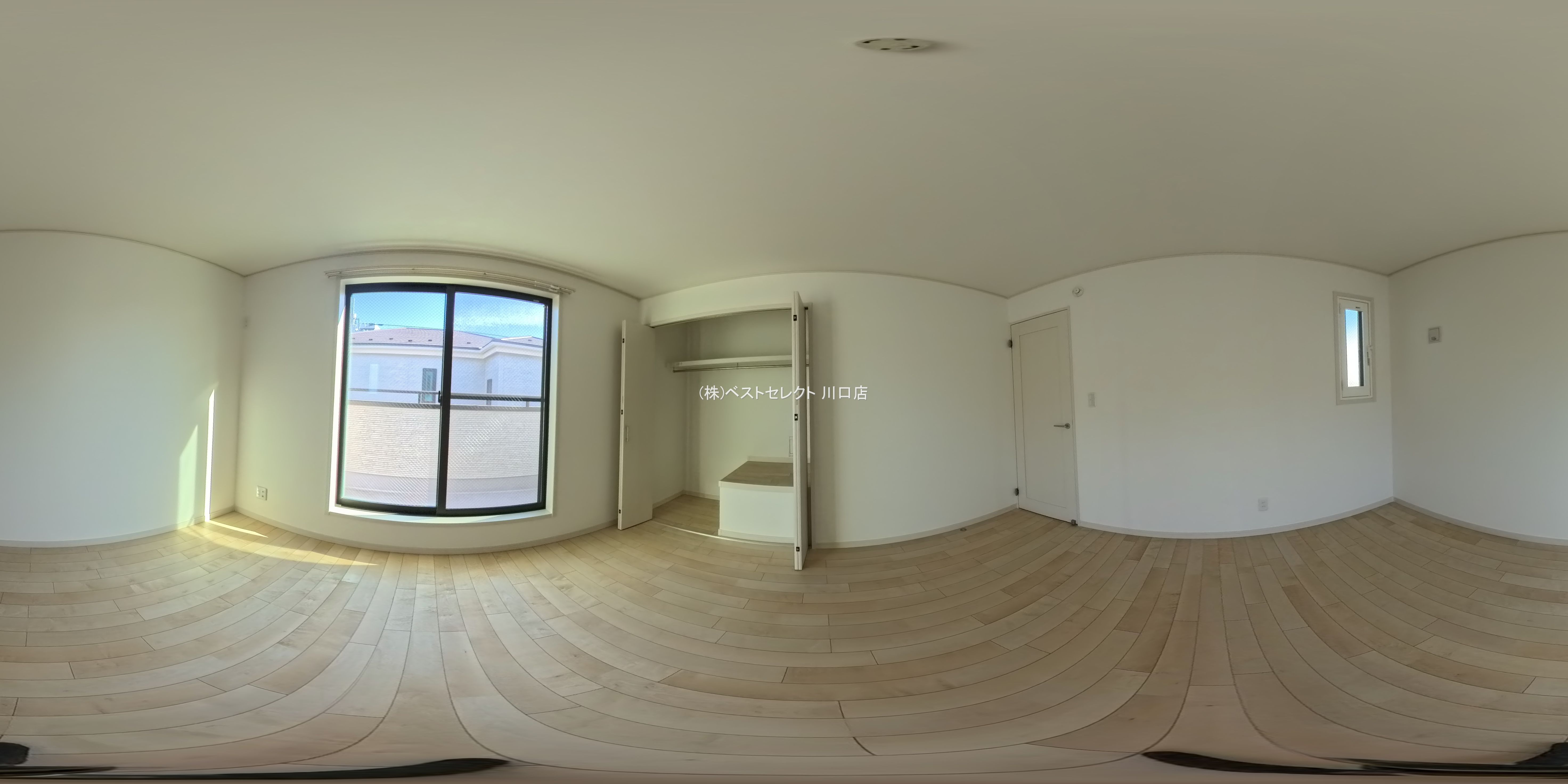 埼玉県蕨市南町３丁目の新築戸建てパノラマ（居室メイン）写真 2026年1月22日撮影