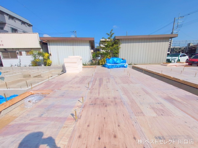 埼玉県蕨市南町３丁目の新築戸建て基礎写真 2025年5月12日撮影