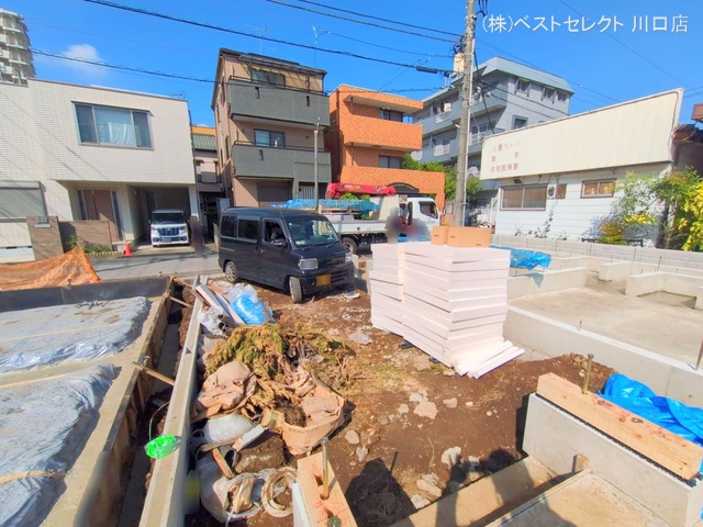 埼玉県蕨市南町３丁目の新築戸建て基礎写真 2025年5月12日撮影