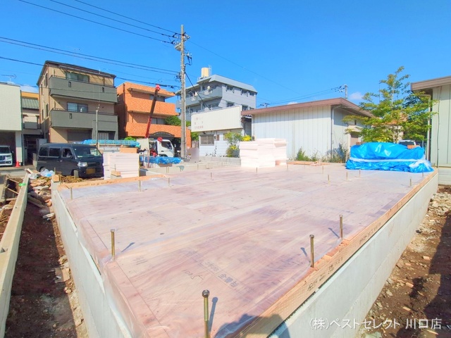 埼玉県蕨市南町３丁目の新築戸建て基礎写真 2025年5月12日撮影