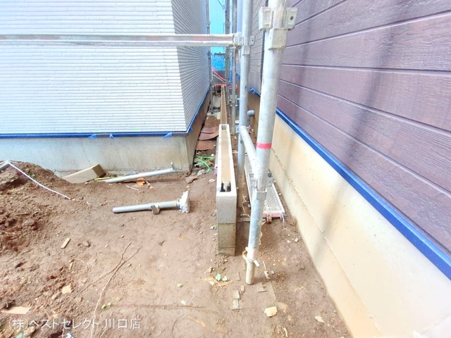 埼玉県蕨市南町３丁目の新築戸建て外構写真 2025年7月10日撮影