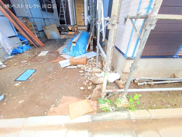 埼玉県蕨市南町３丁目の新築戸建て外構写真 2025年7月10日撮影