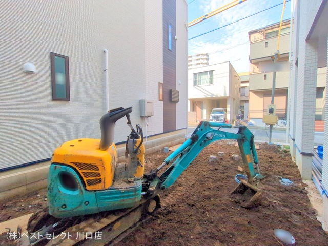 埼玉県蕨市南町３丁目の新築戸建て外構写真 2025年8月6日撮影