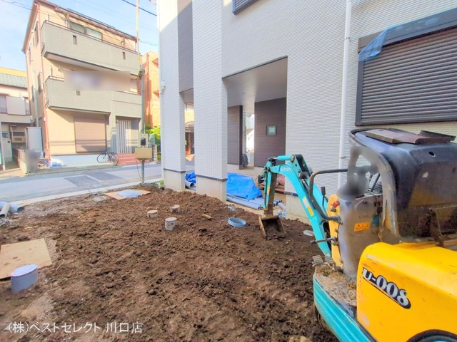 埼玉県蕨市南町３丁目の新築戸建て外構写真 2025年8月6日撮影