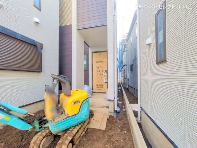 埼玉県蕨市南町３丁目の新築戸建て外構写真 2025年8月6日撮影