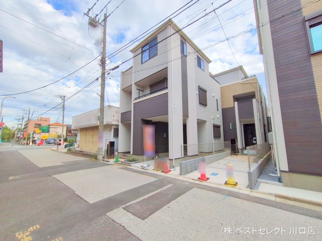 埼玉県蕨市南町３丁目の新築戸建て完成写真 2025年10月5日撮影