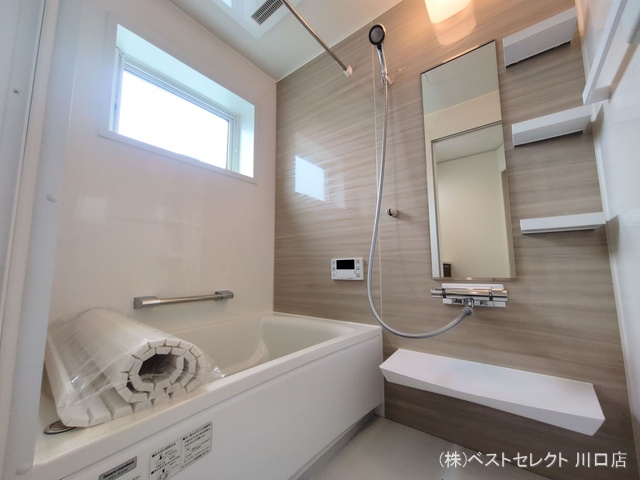 埼玉県川口市大字里の新築戸建てお風呂写真 2025年9月3日撮影