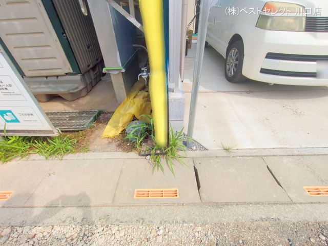 埼玉県川口市大字里の新築戸建てシート写真 2025年5月13日撮影