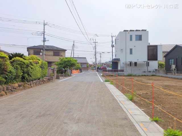 埼玉県川口市大字里の新築戸建てシート写真 2025年5月13日撮影