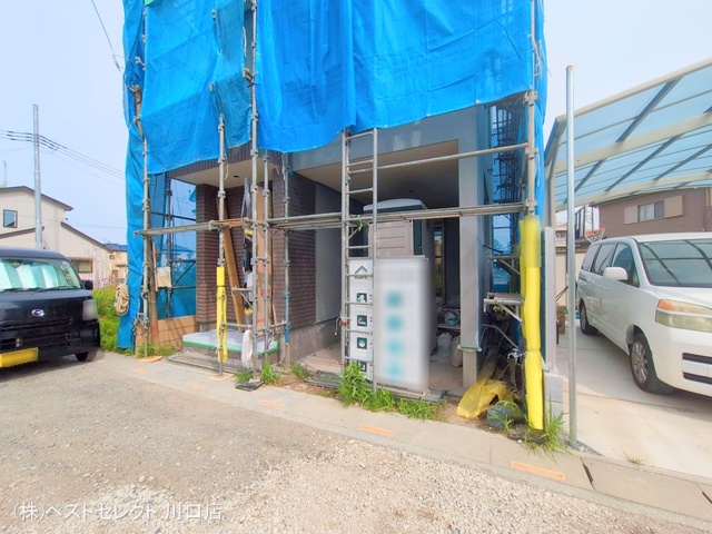 埼玉県川口市大字里の新築戸建てシート写真 2025年5月13日撮影
