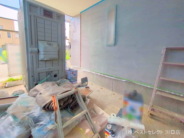 埼玉県川口市大字里の新築戸建てシート写真 2025年5月13日撮影