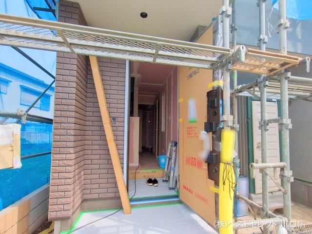 埼玉県川口市大字里の新築戸建てシート写真 2025年5月13日撮影
