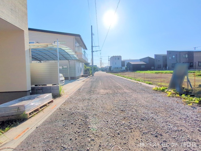 埼玉県川口市大字里の新築戸建て外構写真 2025年6月16日撮影