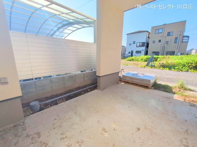 埼玉県川口市大字里の新築戸建て外構写真 2025年6月16日撮影
