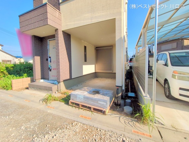 埼玉県川口市大字里の新築戸建て外構写真 2025年6月16日撮影