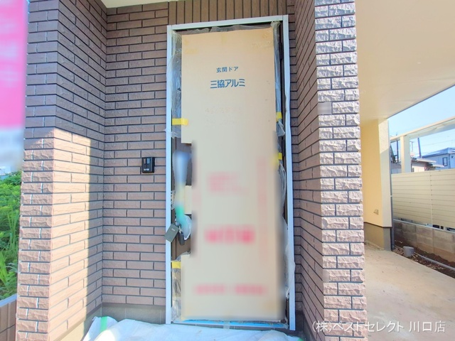 埼玉県川口市大字里の新築戸建て外構写真 2025年6月16日撮影