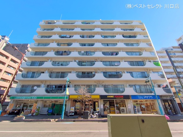 埼玉県蕨市中央1丁目のマンション『わらびリーフハイツ』外観写真 2025年2月3日撮影